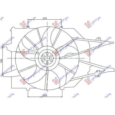 VENTILATOR JEDAN -A/C BENZIN