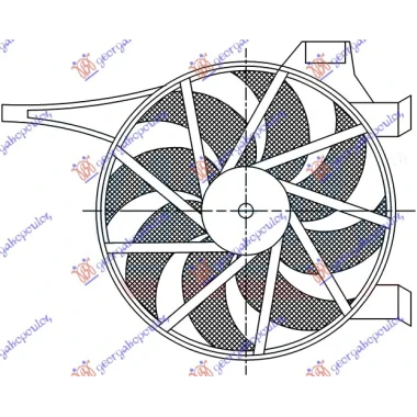 VENTILATOR KLIME 1.3-1.7 CDTi (180 WATT)