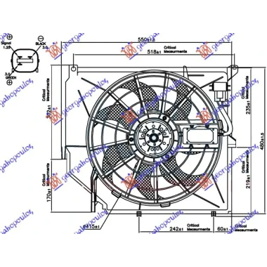 VENTILATOR KOM. BEN SA AUTO. PREKIDACEM