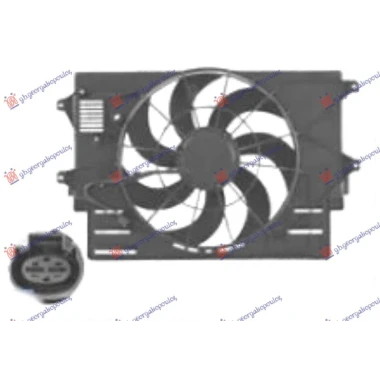 VENTILATOR KOMPLET 1.0/1.6 BENZIN (2 PIN)