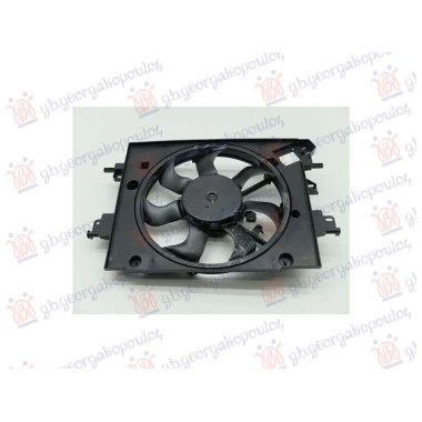 VENTILATOR KOMPLET 1.2/1.6 BENZIN - 1.5 DCI DIZEL (400mm) (2 PIN)