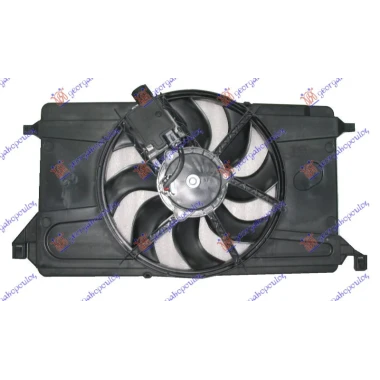VENTILATOR  KOMPLET 1.4-1.6 BENZIN +A/C