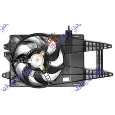 VENTILATOR KOMPLET  1.4 +A/C