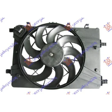 VENTILATOR KOMPLET 1.6-1.8 BENZIN (4PIN)