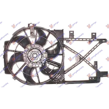 VENTILATOR KOMPLET 1.7 TD +A/C