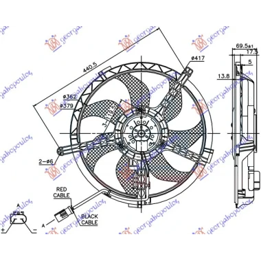 VENTILATOR KOMPLET (2 PIN)
