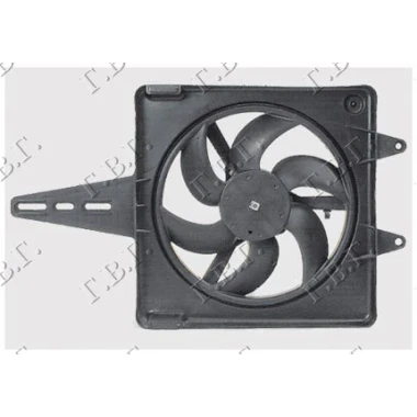 VENTILATOR KOMPLET  - A/C  BENZIN