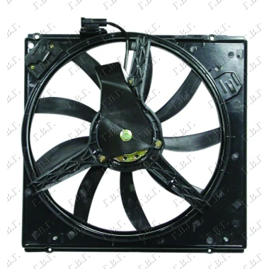 VENTILATOR KOMPLET (+A/C) BENZIN