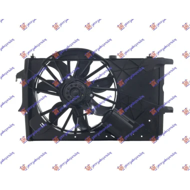 VENTILATOR KOMPLET (+A/C) BENZIN