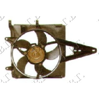 VENTILATOR KOMPLET (+A/C) BENZIN-DIZEL