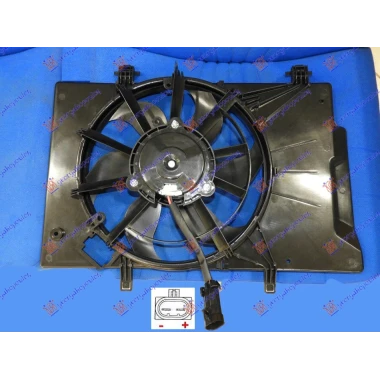 VENTILATOR KOMPLET +A/C BENZIN-DIZEL