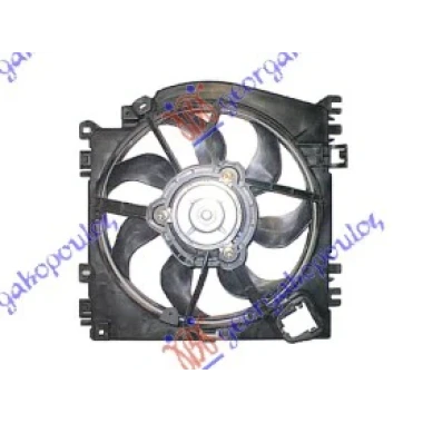 VENTILATOR KOMPLET (+A/C) BENZIN-DIZEL