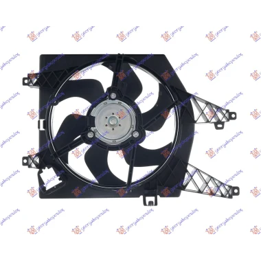 VENTILATOR KOMPLET +A/C BENZIN-DIZEL