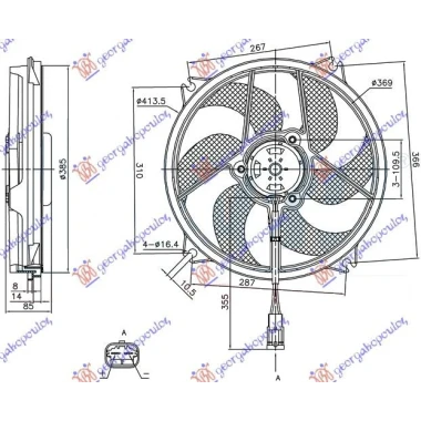 VENTILATOR KOMPLET BEN-DIZ