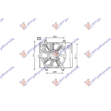 VENTILATOR KOMPLET BEN-DIZ BEZ POSUDE