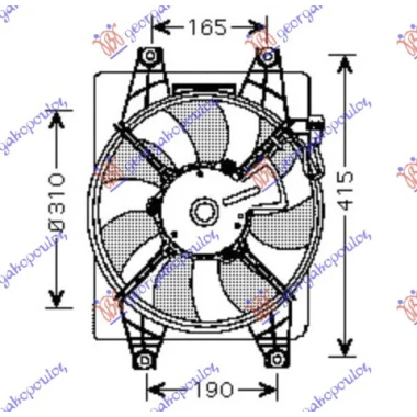 VENTILATOR KOMPLET BEN-DIZ (MAN/AUT)