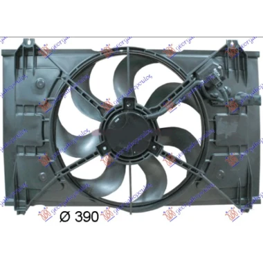 VENTILATOR KOMPLET BENZ. (390mm) (OBLONG