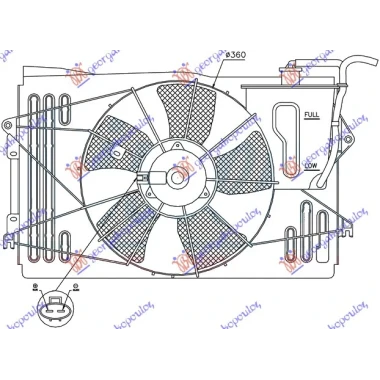 VENTILATOR KOMPLET BENZIN