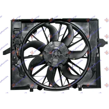 VENTILATOR KOMPLET (BENZIN) +A/C