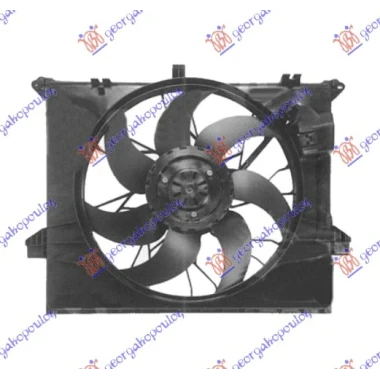 VENTILATOR KOMPLET BENZIN-DIZEL (480mm)