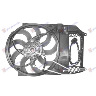 VENTILATOR KOMPLET DIZEL (3 KONEKTORA)