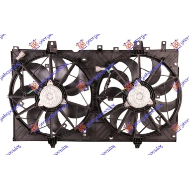 VENTILATOR KOMPLET DUPLI 2.0-2.5 BENZIN