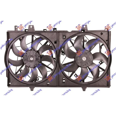 VENTILATOR KOMPLET DUPLI 2.0-2.5 BENZIN