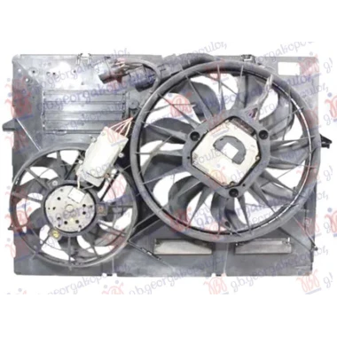 VENTILATOR KOMPLET DUPLI 3.0 DIZEL (600W) (300W)