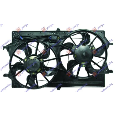 VENTILATOR KOMPLET DUPLI +A/C BEN-DIZ