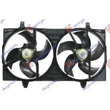 VENTILATOR KOMPLET DUPLI +A/C BENZIN