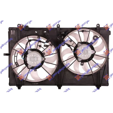 VENTILATOR KOMPLET DUPLI BENZIN