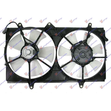 VENTILATOR KOMPLET (DUPLI) BENZIN-DIZEL