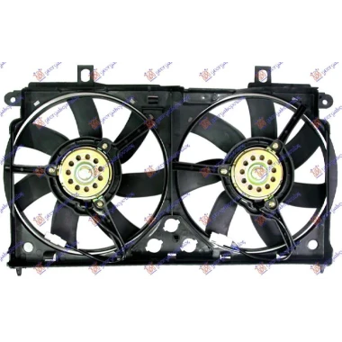 VENTILATOR KOMPLET (DUPLI) BENZIN-DIZEL