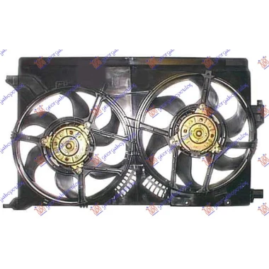 VENTILATOR KOMPLET (DUPLI) BENZIN-DIZEL