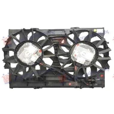 VENTILATOR KOMPLET DUPLI BENZIN/DIZEL (600W) (600W)