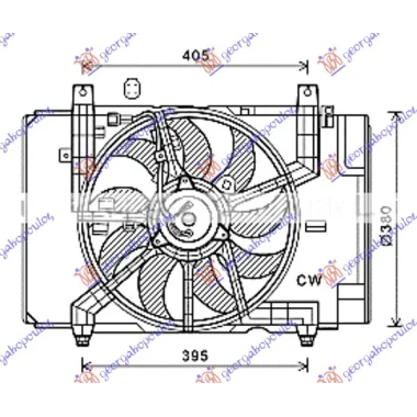 VENTILATOR KOMPLET (JEDAN)