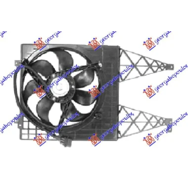 VENTILATOR KOMPLET (JEDAN)1.6-1.8BEN-DIZ