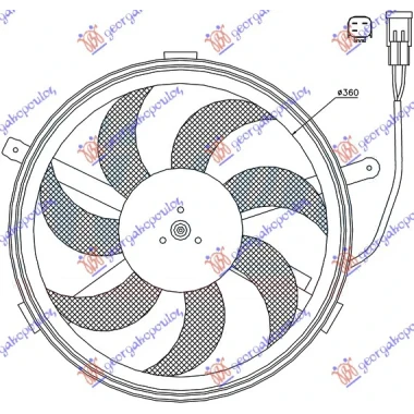 VENTILATOR KOMPLET (S) (3 PIN)