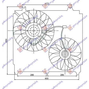 VENTILATOR KOMPLET(DUPLO) BEN-DIZ