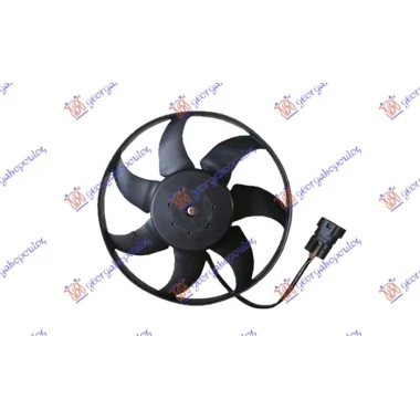 VENTILATOR (MOTOR+ELISA) KABL (345mm) 2P