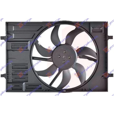 VENTILATOR KOMPLET BEN-DIZ (445mm) 4 PIN