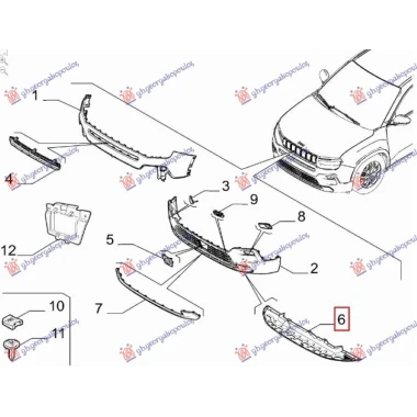 ZASTITA MOTORA ISPOD BRANIKA PLASTICNA (O)