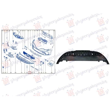 ZASTITA MOTORA ISPOD BRANIKA PLASTICNA (R.S. LINE)