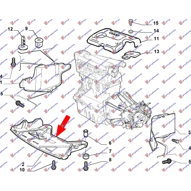 ZASTITA MOTORA PLASTIC
