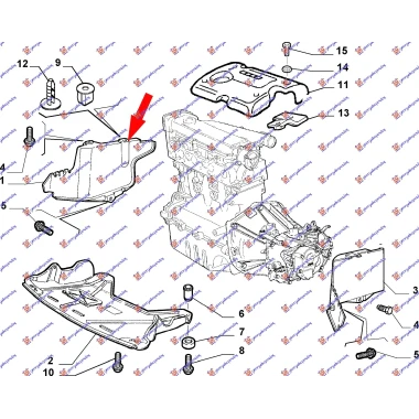 ZASTITA MOTORA PLASTIC