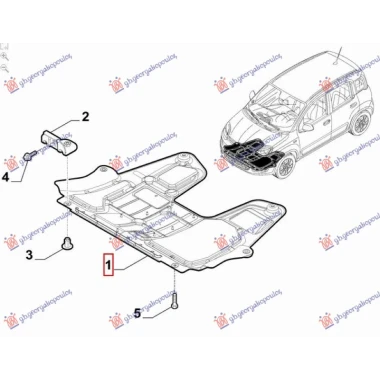 ZASTITA MOTORA PLASTICNA 1.0 (O)