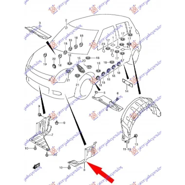 ZASTITA MOTORA PLASTICNA