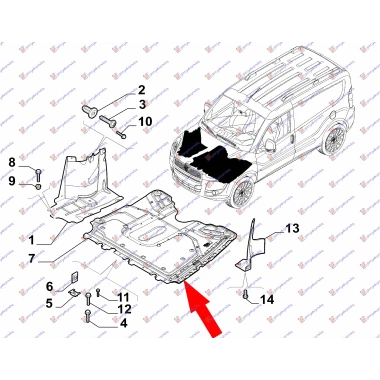 ZASTITA MOTORA PLASTICNA (A KVALITET)