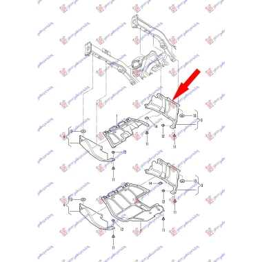 ZASTITA MOTORA PLASTICNA (CABRIO)