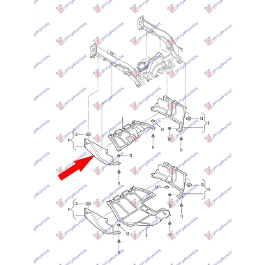 ZASTITA MOTORA PLASTICNA (CABRIO)